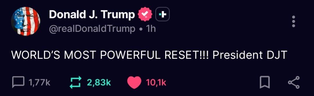 spy_the_fly's tweet photo. "DER STÄRKSTE RESET DER WELT!!! Präsident DJT"

https://t.co/8Dm6qSV2ab https://t.co/TYIeZPguaK