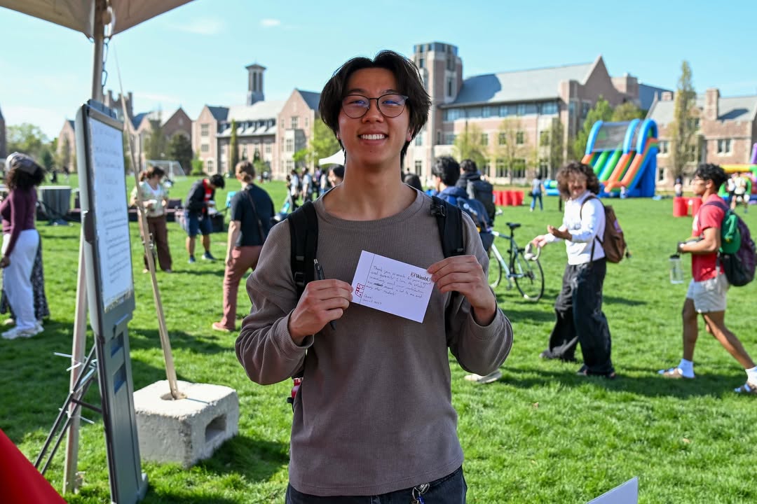 WashUAlumni's tweet photo. Thank you, WashU community! โค๏ธ ๐ป ๐
Your generosity this #WashUGivingDay blew us away!
Donors: 3,486
Gifts: $373,936
Challenges met: 2
Challenge gifts: $275,000
First-time donors: 1,168
Reasons: Countless
#WashU https://t.co/EstBlrsDBG