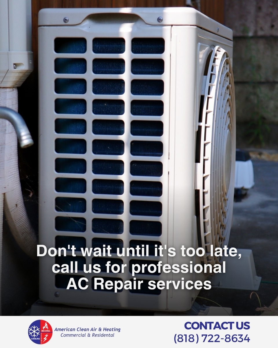 AmericanCandH's tweet photo. Give your air conditioner the attention it deserves. Enjoy peace of mind and a cool breeze as you welcome the new season! ๐
๐ https://t.co/3JTiZDdpaT
#SpringComfort #CoolHome #ACExperts https://t.co/0R31bqBem6