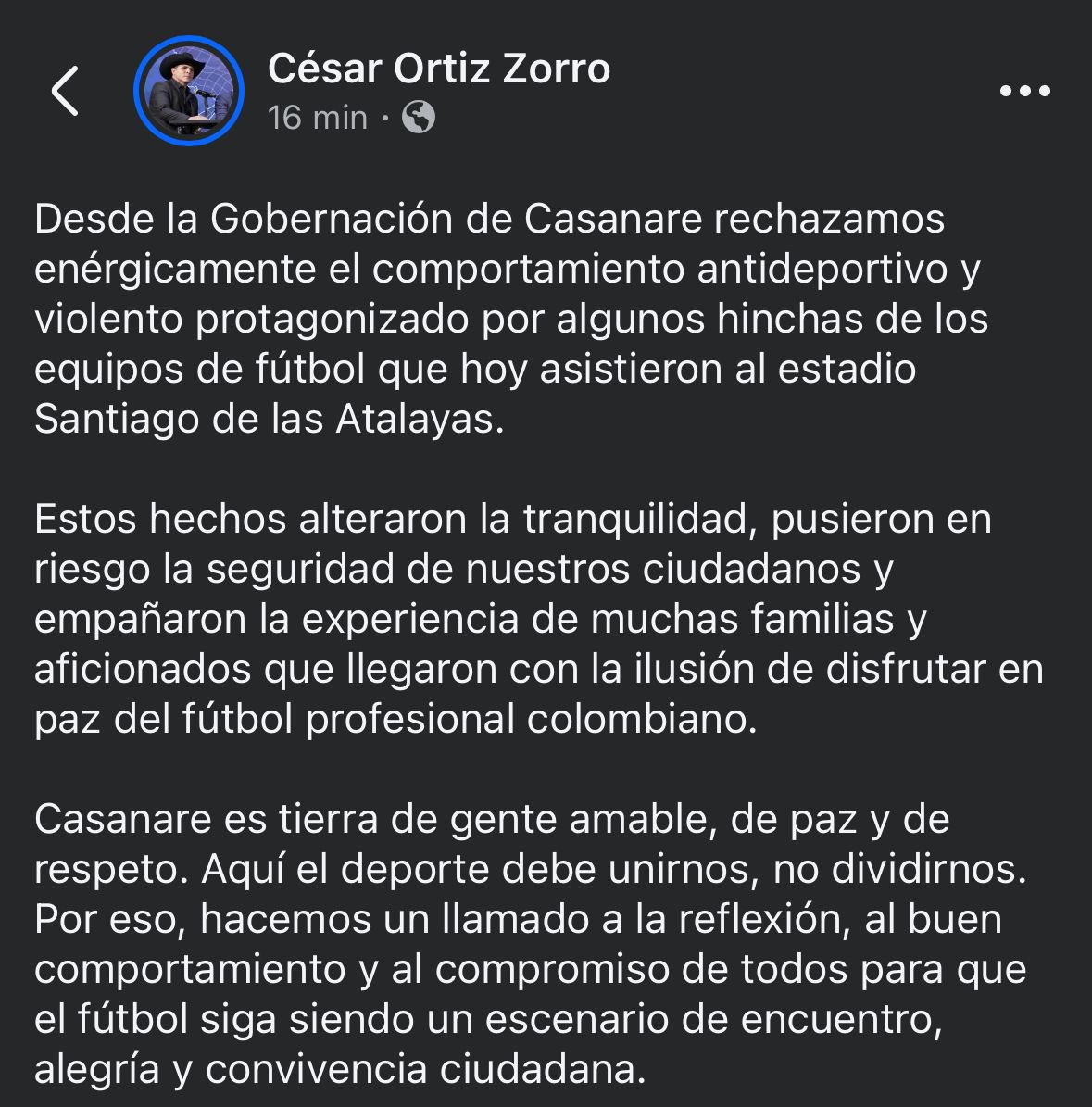 César Ortíz Zorro tweet media