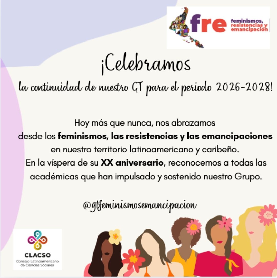 GTFeminismos-CLACSO tweet media