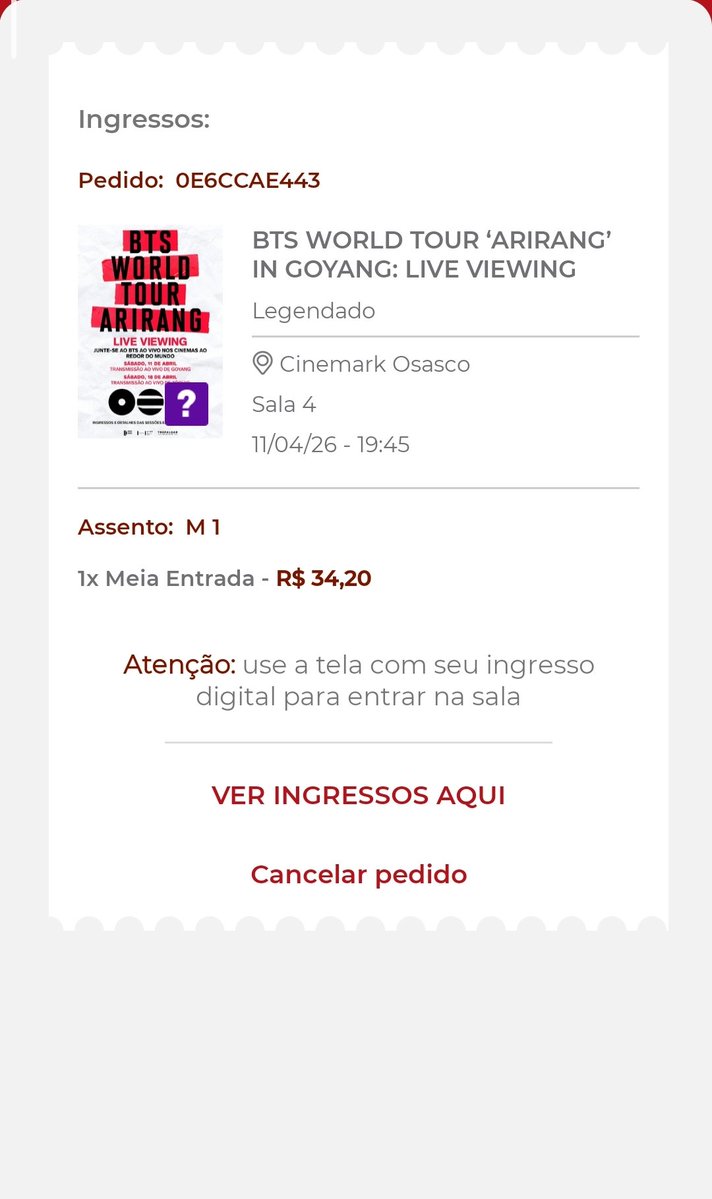 samyrang!¡ 🪭 VAI VER O BTS tweet media