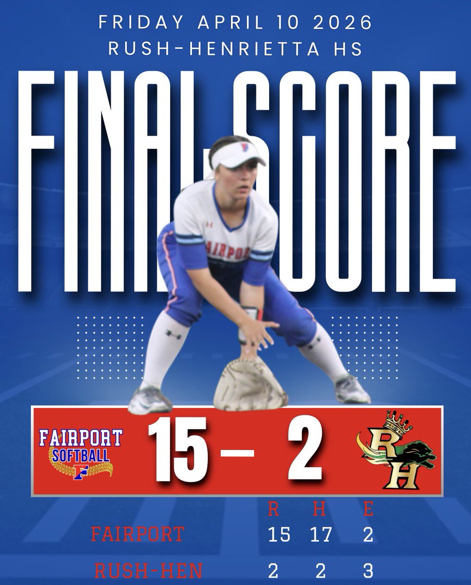 Fairport Softball tweet media