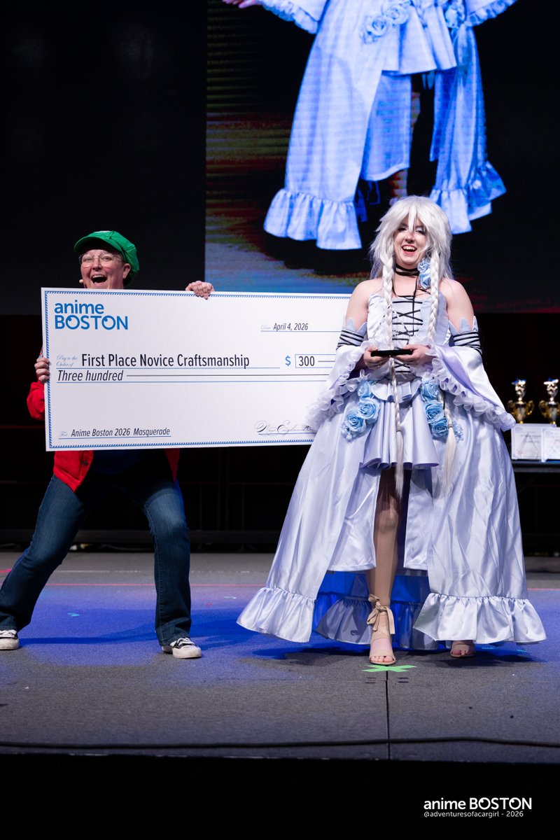 AnimeBoston's tweet image. Congratulations to the winners of Anime Boston 2026's Masquerade in the Performance and Craftsmanship categories!
See the full list of winners here.  &amp;gt;&amp;gt;
bit.ly/AB26_Masquerad…

#AnimeBoston #AnimeBoston2026 #masquerade

(3 of 3)