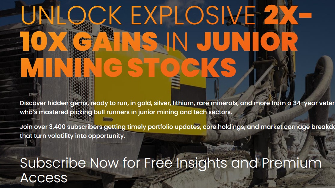 juniorminingpro's tweet photo. 34 years. One focus: junior mining's next 2x–10x run.
Gold. Silver. Copper. Uranium. Critical minerals. Oil. 
Join over 3,400 subscribers already profiting.

"I wish that I had found you sooner but better now than never." - CC