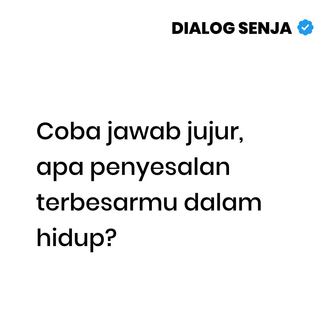 Dialog Senja tweet media