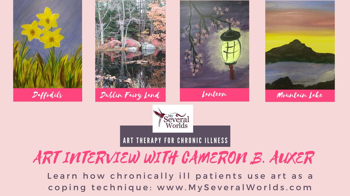 globetrotteri's tweet image. #ArtTherapy Interview with Author/Artist Cameron B. Auxer. 

"I started the Pajama Daze website in 2012 while I was housebound with #MECFS and other chronic illnesses." Learn how Cameron uses art as a coping technique for #Pain &amp;amp; #ChronicIllness. 
🔗 myseveralworlds.com/2021/03/30/art…