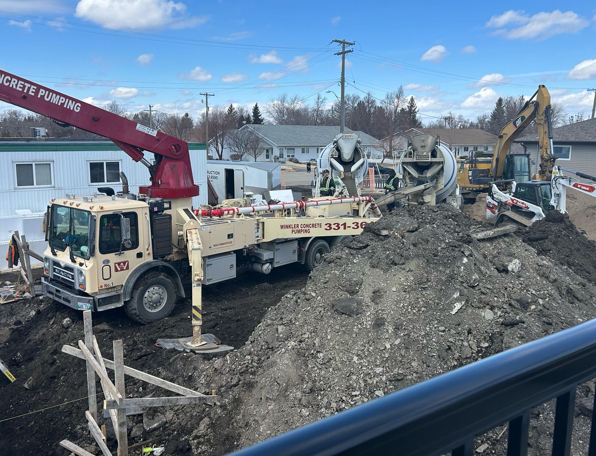 🚧 Dorm Construction Progress Report #1 - April 10, 2026 - We’re excited to begin pouring concrete for the new dorm room wing! 🦺#FearTheBuffs