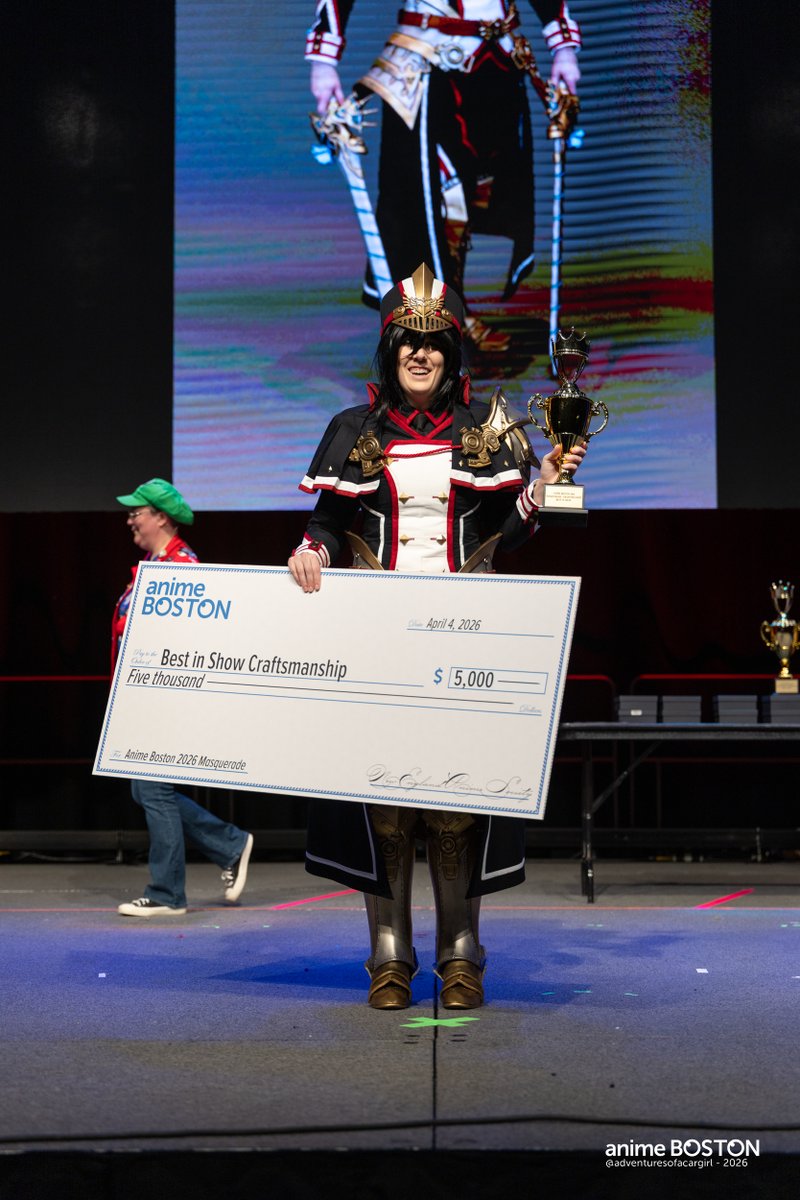 AnimeBoston's tweet image. Congratulations to the winners of Anime Boston 2026's Masquerade in the Performance and Craftsmanship categories!
See the full list of winners here.  &amp;gt;&amp;gt;
bit.ly/AB26_Masquerad…

#AnimeBoston #AnimeBoston2026 #masquerade

(2 of 3)