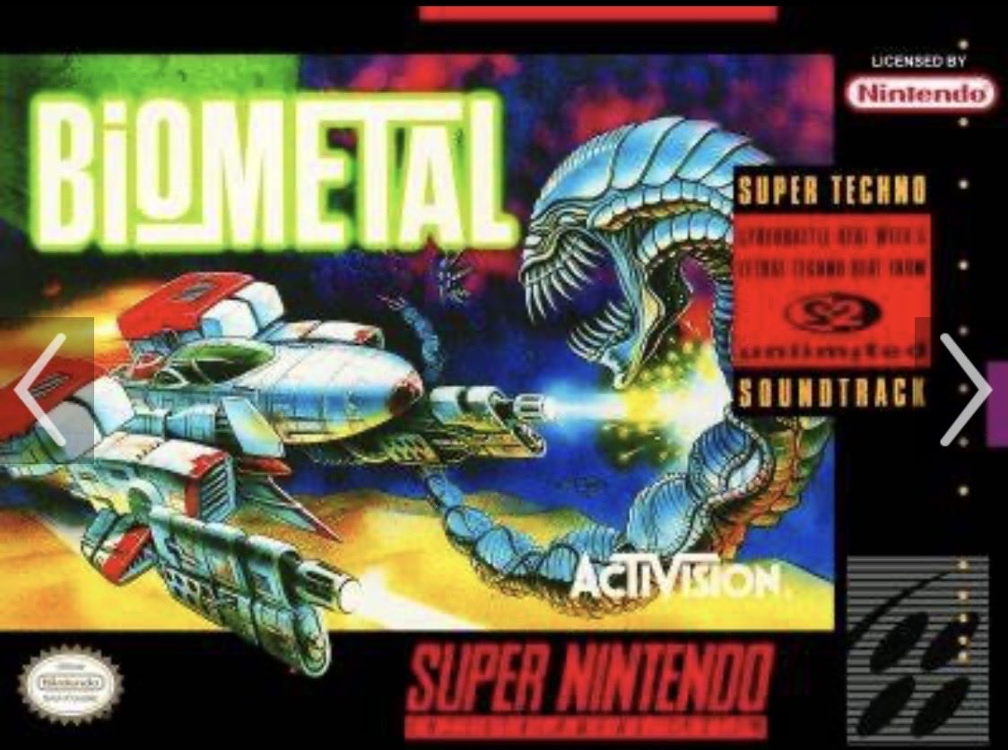 bwon35's tweet photo. SNES Friday-BioMetal (1993)…….@RetroBlastUS……@retrojoystickx…….#snesfriday…….#ilovethe90s…….#biometal…….#activision……..#activisiongames…….#snesforever…….. https://t.co/71qj4PpQKU
