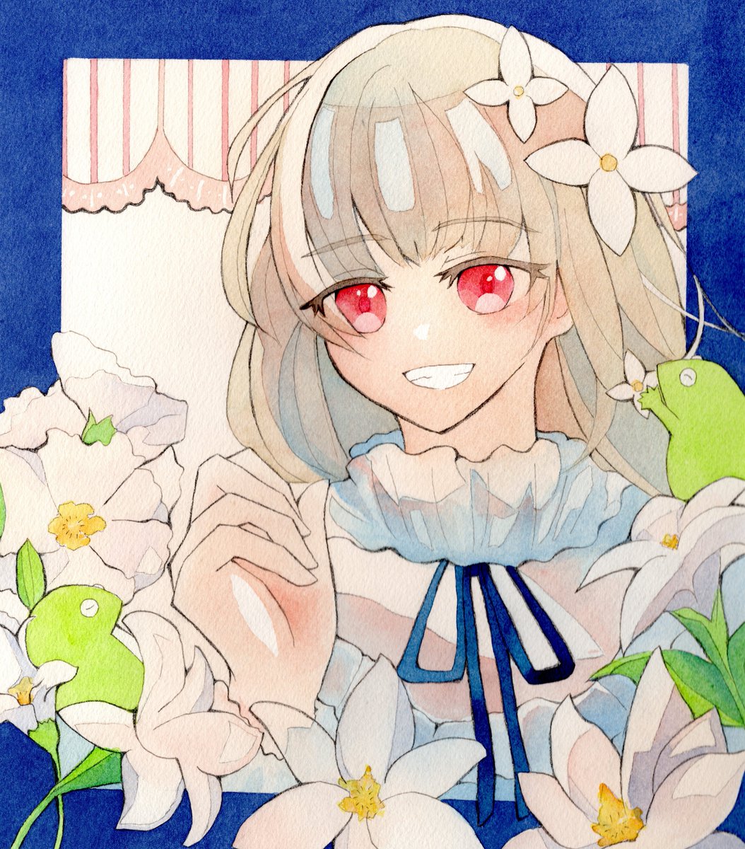 夏來愛＊透明水彩 tweet media