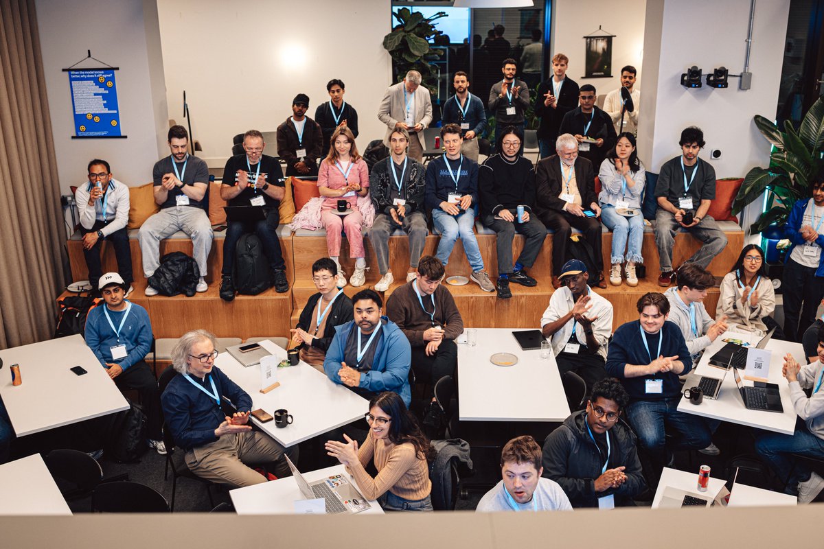 cerebras's tweet image. Cafe Compute went global this week 🌎 Two cities. Two continents. One big chip.

This week Cafe Compute hit San Francisco for @HumanXCo and London at @OpenAI's office for @aiDotEngineer Europe — fueling developers with coffee and the fastest AI on the planet.

Next stop: Miami