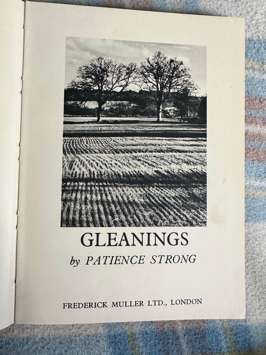 HoneyburnBooks's tweet photo. ๐ 1961 Gleanings - Patience Strong(Frederick Muller Ltd) ๐ by Honeyburn Books (UK)
Starting from ๐ค ยฃ10.00 ๐ค
Shop now ๐๏ธ at https://t.co/W1WAyTlUq8
#PatienceStrong #poetry https://t.co/23vACvRKXp