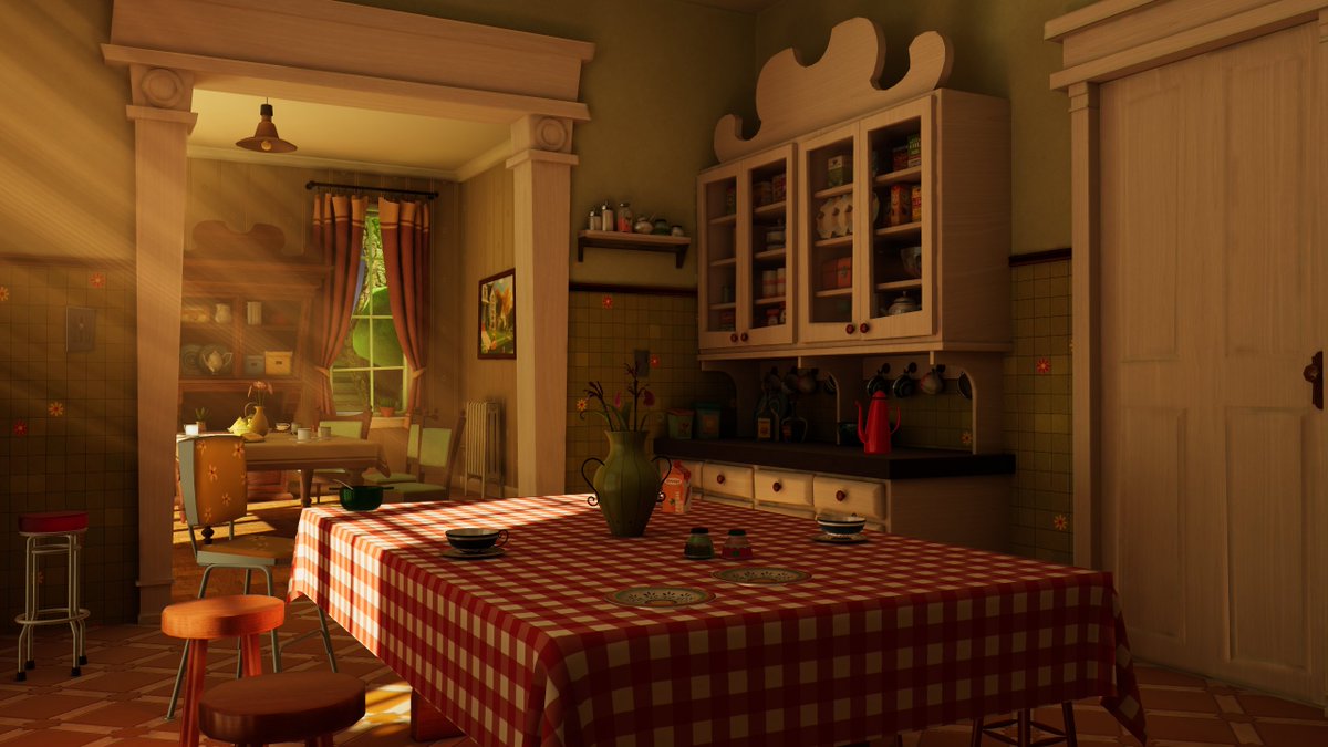 itsMengii's tweet image. Cartoon Dining 
By: _Asylum  

#VRChat 
#VRChat_world紹介 
#VRChatPhotography 
#VRChatワールド紹介