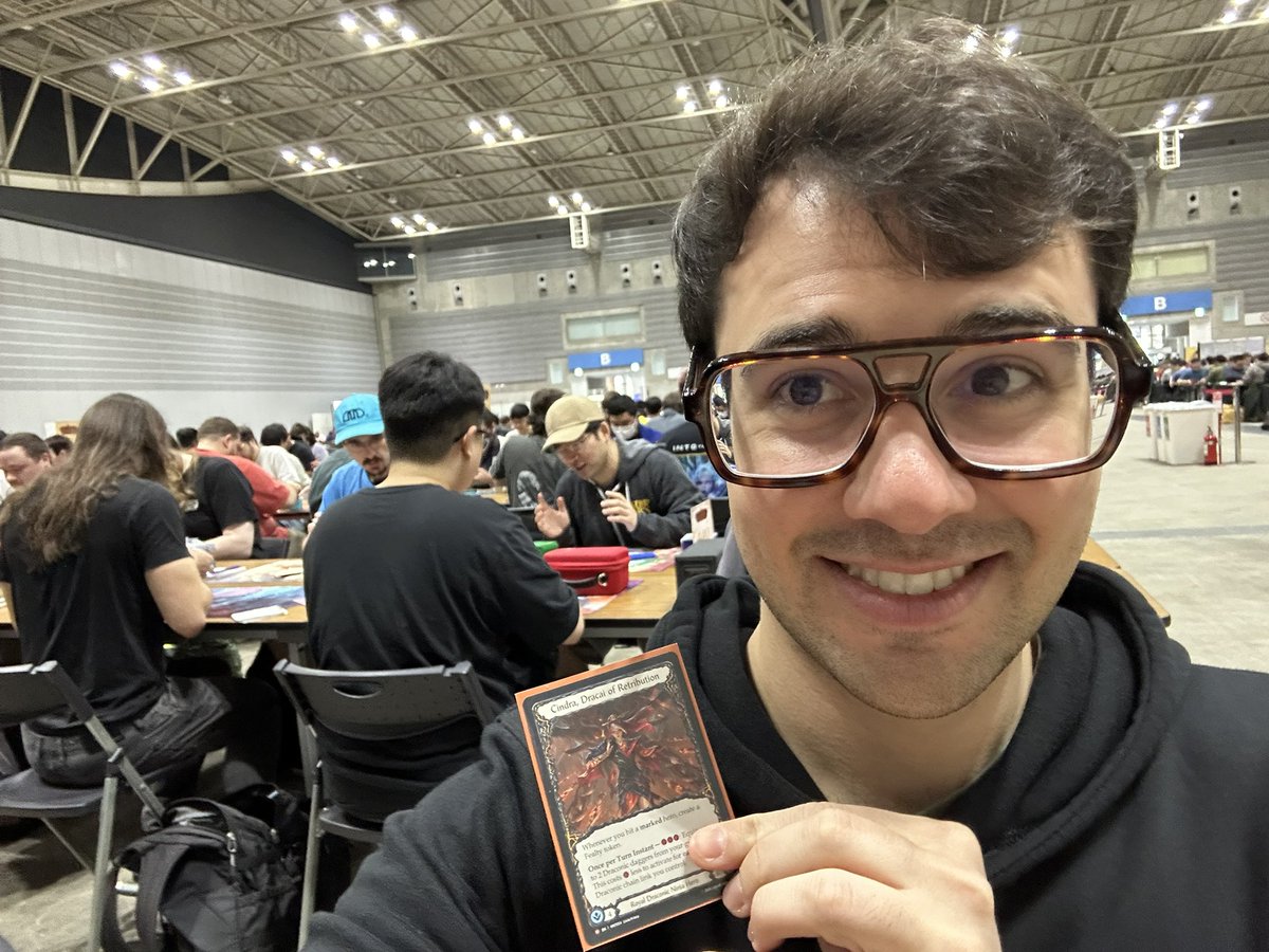 Mengu09's tweet image. 791 players for Calling Yokohama 🇯🇵! That means Day1 is going to be 9 rounds of Swiss with Top92 making to Day2! Playing Cindra let’s go! 🔥💪 #fabtcg  @fabtcg
