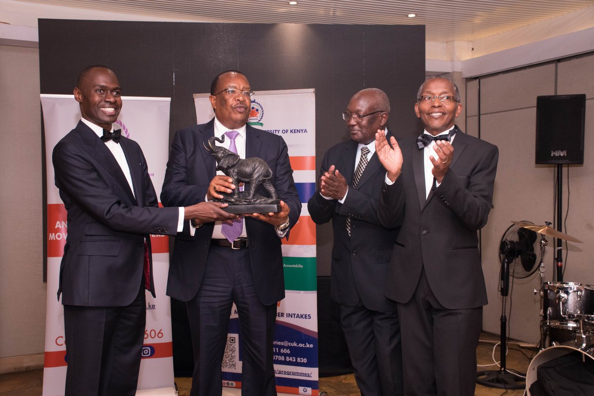 CoopVarsityKE's tweet photo. "At the very heart of the Chancellor's Legacy Program is the Chancellor's Scholarships, our solemn promise to lift 1,000 vulnerable yet brilliantly promising scholars in next four years who embody the hope of tomorrow and the human capital so desperately needed by the co-operative movement," spoke our Chancellor, Dr. @benchitunga, during the #CUKAlumniDinner2026 and the Endowment Fund Launch Ceremony held at the Swiss Lenana Mount Hotel, Nairobi.