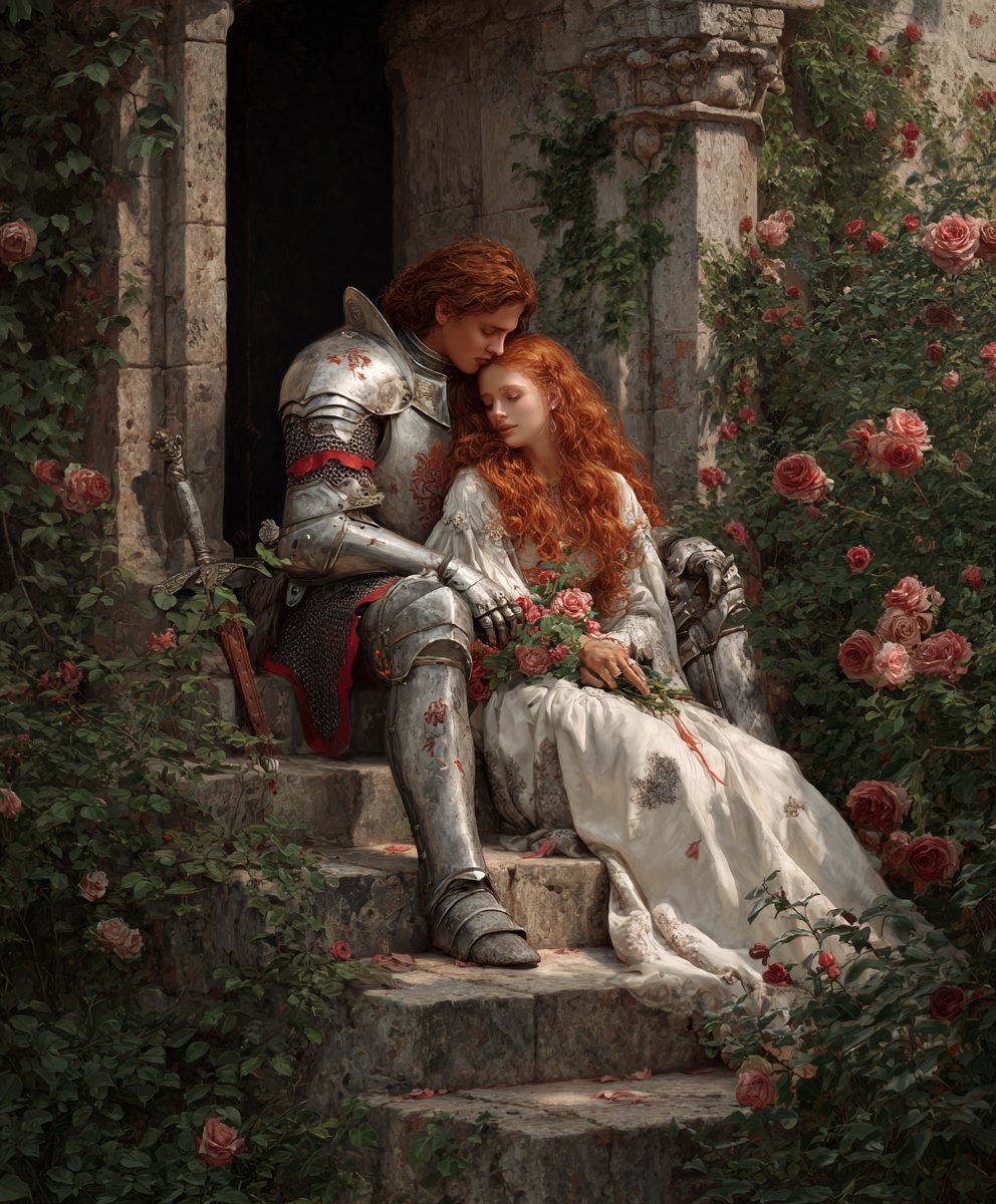KnightWorld's tweet photo. "Even behind your armor, I can feel the warmth of your heart." https://t.co/ihdziNDWrh