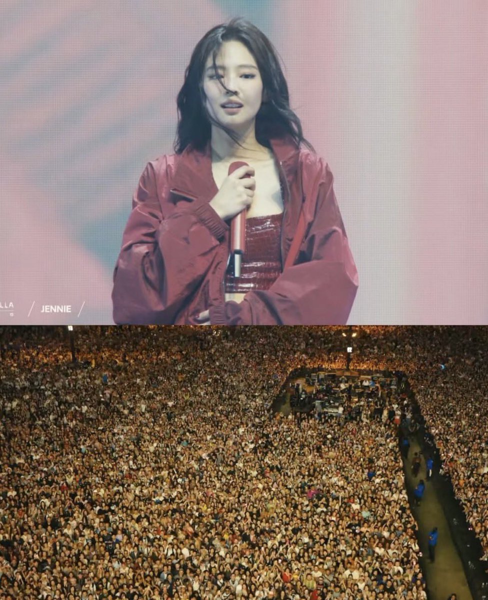 작년 2025 코첼라에서 제니는  볶음밥을 보고 군침을 흘렸습니다