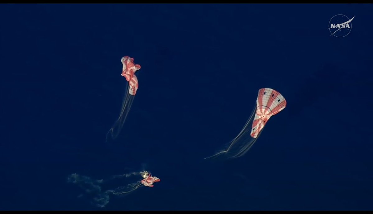 ThoughtPillow's tweet image. Splash Down confirmed. Integrity astronauts, Back On Earth!!! 

Artemis II ✅