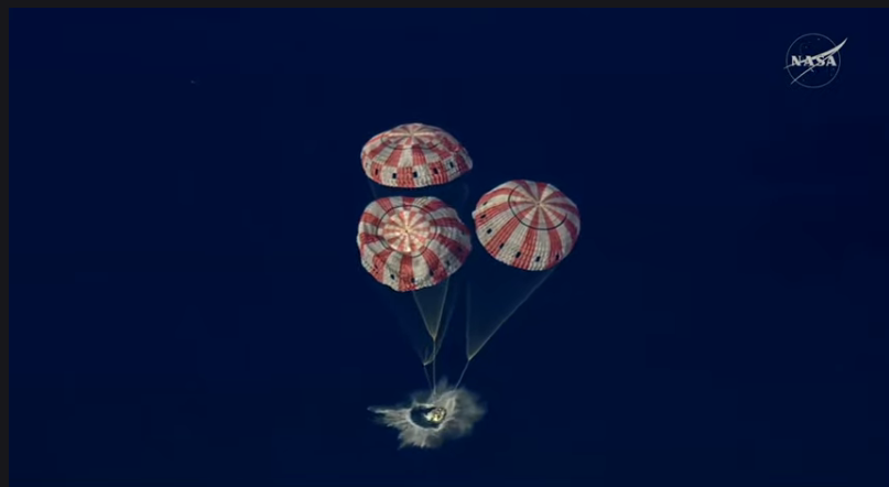 marciott's tweet photo. Só eu fiquei tenso com essa reentrada? Rs Graças a Deusm deu tudo certo!!! #Artemis #Orion 🙌🙌 https://t.co/36h6VBlTQl