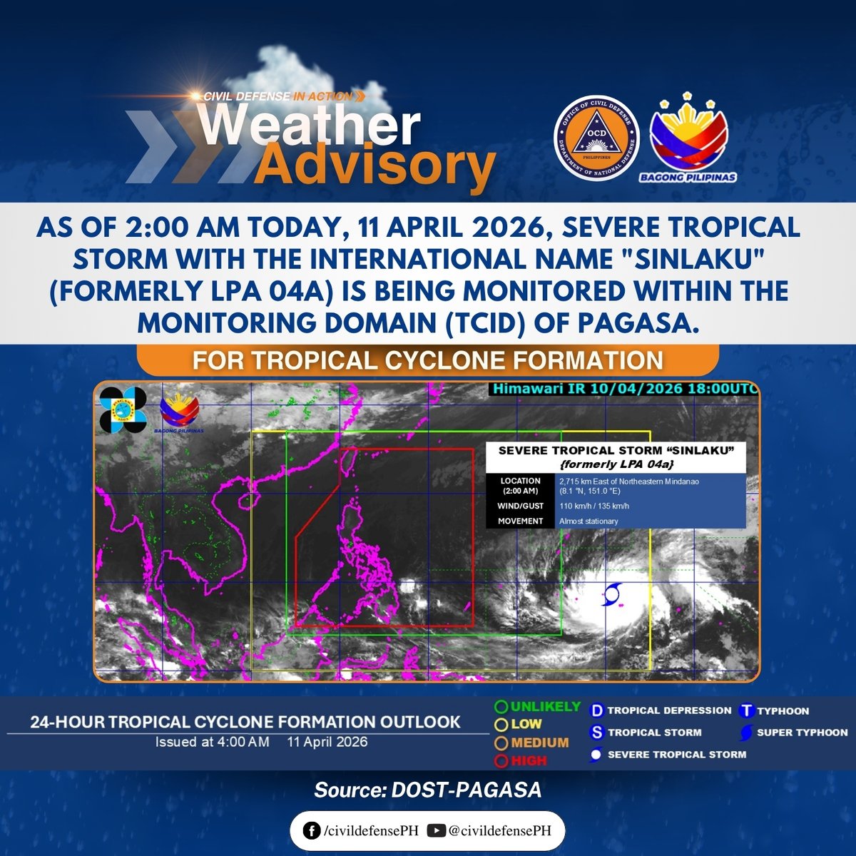 Civil Defense PH tweet media
