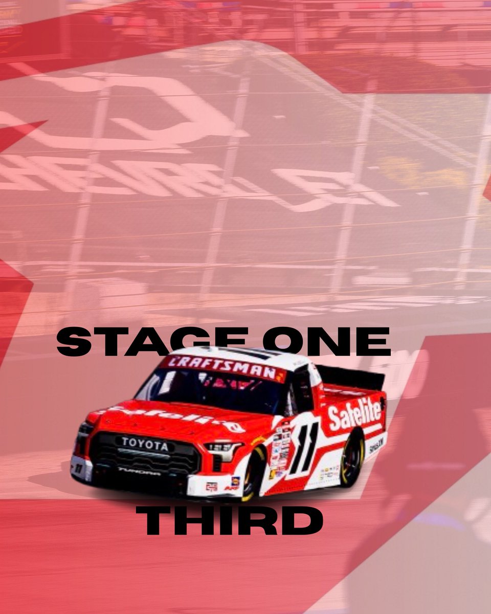 Third in the first stage!