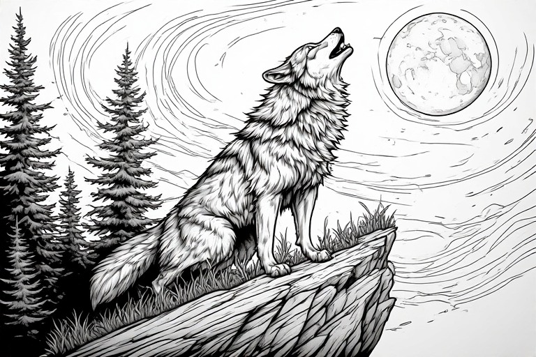 solomon_jay96's tweet photo. A wolf does not howl because it is lost. It howls because it knows exactly where it is. Book 3 of the Realms of the Ancient Dark series. Link in bio. The pack is waiting.  #WolfArt #WolfLovers #AdultColoringBook #ColoringBook #DarkFantasy https://t.co/snm42QzFTW