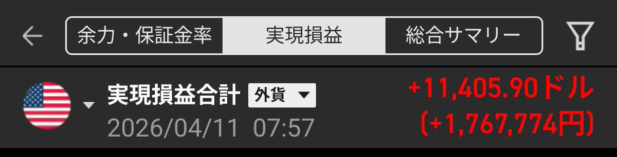 米国株🇺🇸いつかは爆益予定ママ🙆🐥🐹🌻🥦 tweet media
