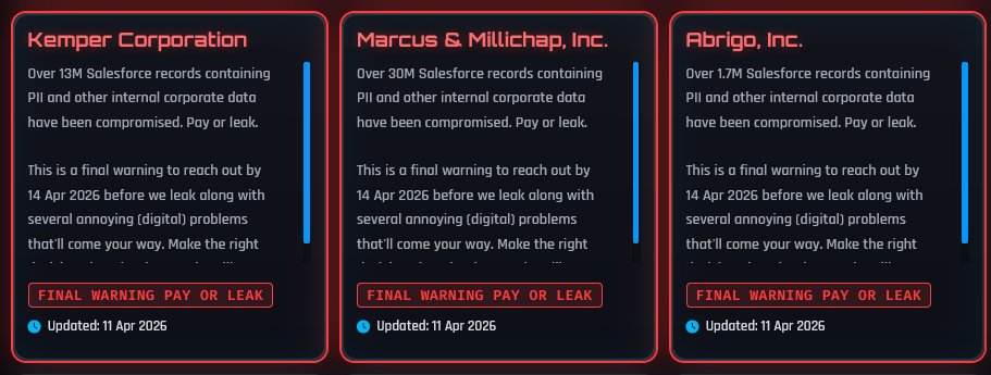 DarkWebInformer's tweet image. ‼️In addition to Rockstar Games, ShinyHunters claims 6  more victims...

🇺🇸 National Railroad Passenger Corporation (Amtrak) 🇺🇸 McGraw Hill, Inc.
🇺🇸 Ryan, LLC.
🇺🇸 Kemper Corporation
🇺🇸 Marcus &amp;amp; Millichap, Inc.
🇺🇸 Abrigo, Inc.