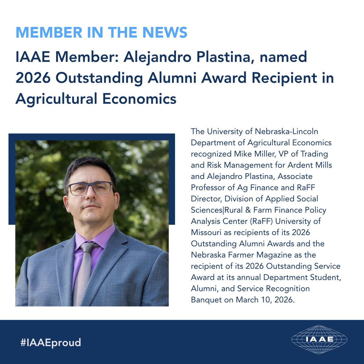 Int. Association of Agricultural Economists tweet media