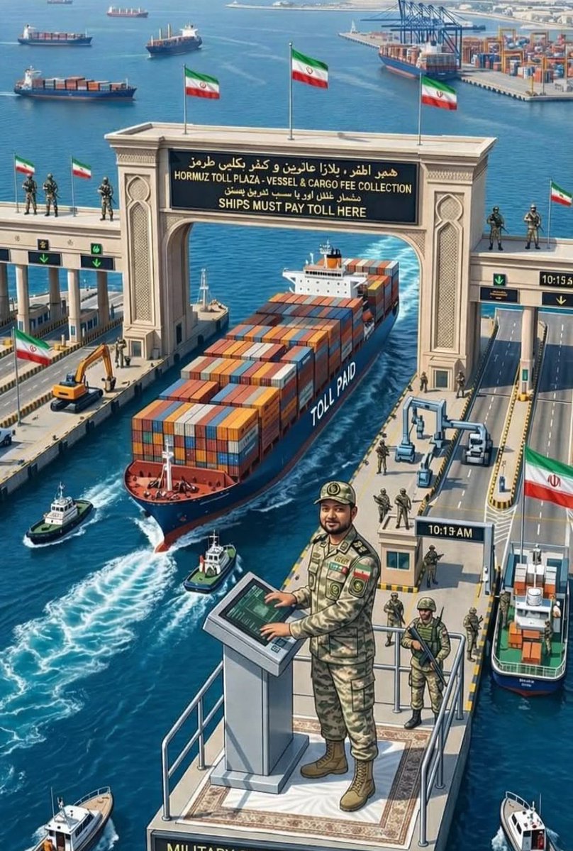 آگهی استخدام:
به چند نفر نیروی باانگیزه جهت کار در عوارضی #تنگه_هرمز نیازمندیم.
شرایط : توانایی سوت زدن به نفتکش‌ها، مهارت در گرفتن پول خرد از کشتی‌ها
مزایا: حقوق دلاری.
در صورت عملکرد مطلوب، امکان اعزام به مأموریت ویژه در عوارضی #تنگه_باب‌_المندب فراهم است. 😄