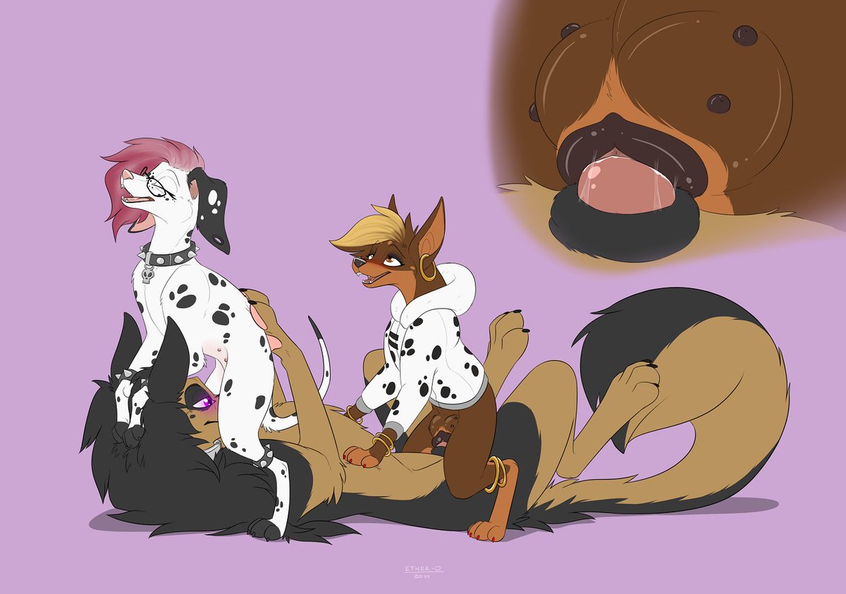 Amys2DFD's tweet photo. Just a bunch of puppies having fun~ https://t.co/eWx8sDDMcT