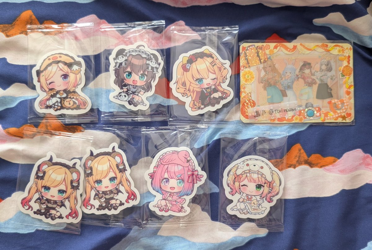 torinosan's tweet photo. 【交換】ホロライブ hololive チョコクランチ vol.2 ダイカットステッカー ステッカー

譲⇒画像1、2、画像3(過去弾)
求⇒🌸×3 👯×3 🎪×4 🐻💿️ ☄️ 🌽 🌲 🔥×2 🥀

郵送◎
画像1⇒🌸 👯 ☄️ 🌽優先。
難しいと思いますが、ご検討よろしくお願いします。
検索からもお気軽にお声がけください。 https://t.co/EdSDeSVT7B