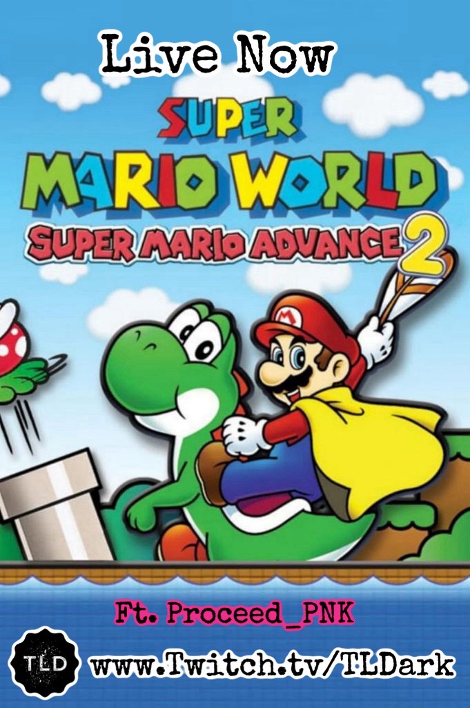 TLDark7's tweet photo. Nostalgic collab with the boi @Proceed_Pnk but in Adnvance2! Come swing by and vibe! https://t.co/W5YKcYGy5a  #twitch #twitchtv #Twitchcommunity  #Supermarioworld https://t.co/qnoDDLccjq