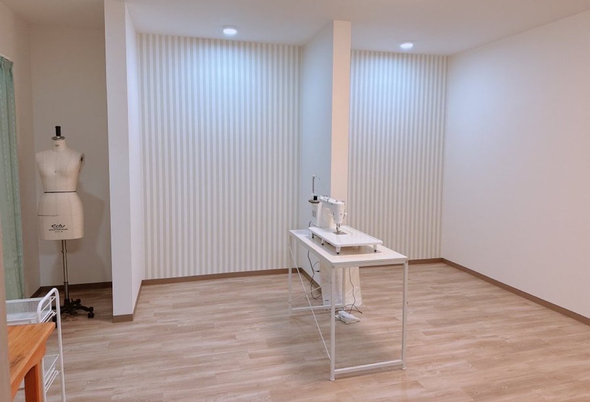 新しい作業部屋が出来ました！
ひろ〜い！
