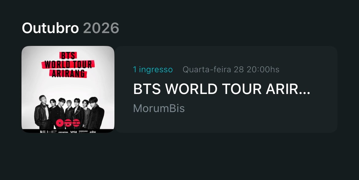 ela VAI VER O BTS tweet media