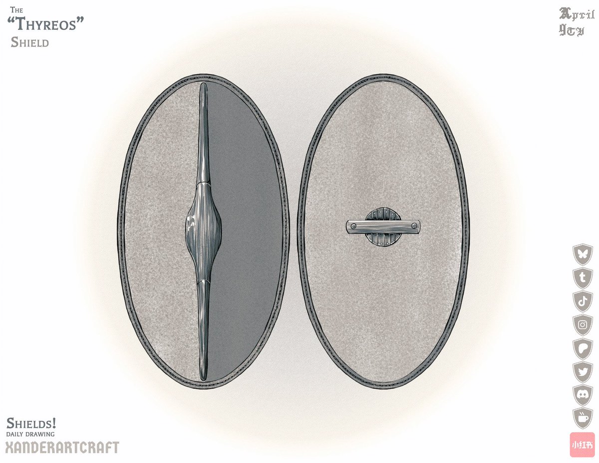 "Thyreos" or "Thureos" shield