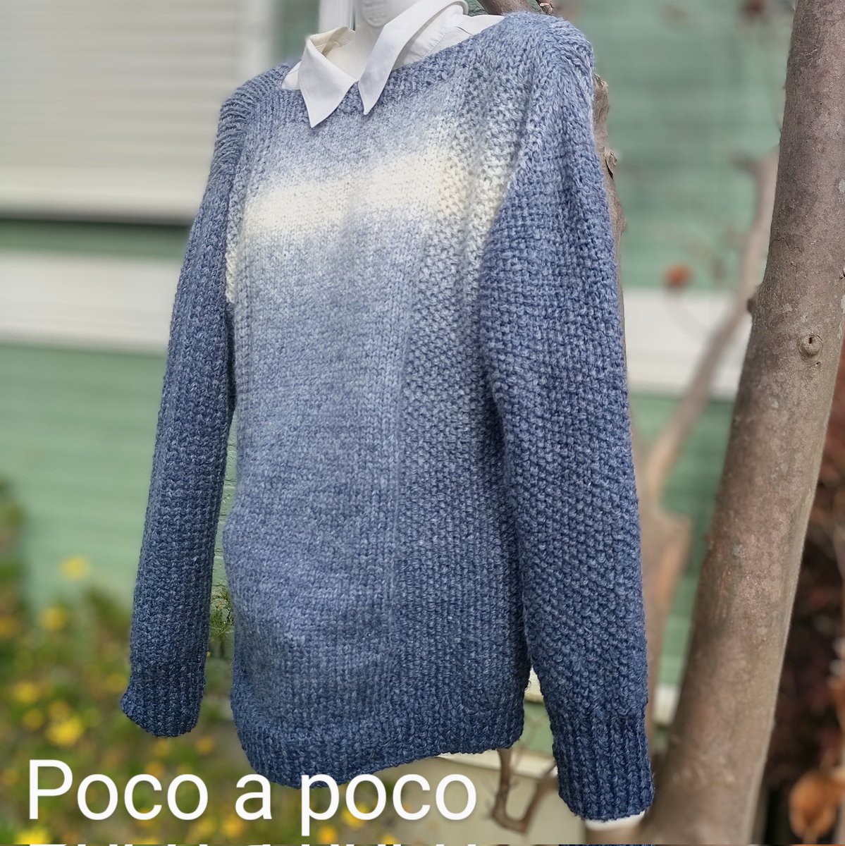 #みんな大好きグラデーション　#365DIYtheme

#編み物　#かぎ針編み　#crochet #knit #青が好き