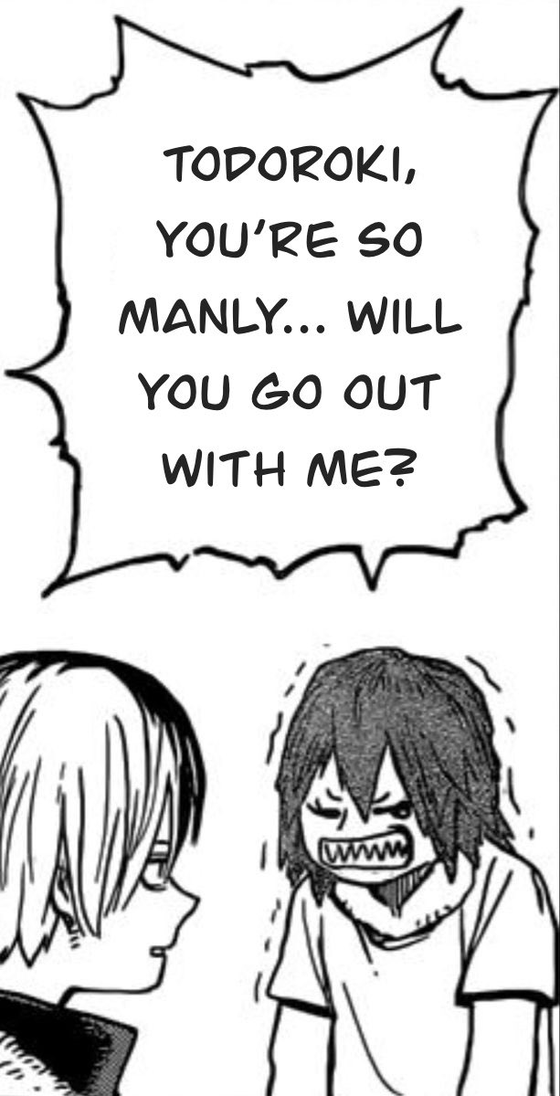 amansmanzine's tweet photo. What’s this? :0 A todokiri moment is happening! Go Kirishima!! 💪🏼❤️
If you’re a fan of todokiri (or any other gay Kirishima ship) fill out our interest check today!
#kiritodo #todokiri https://t.co/aksRYTNOjX