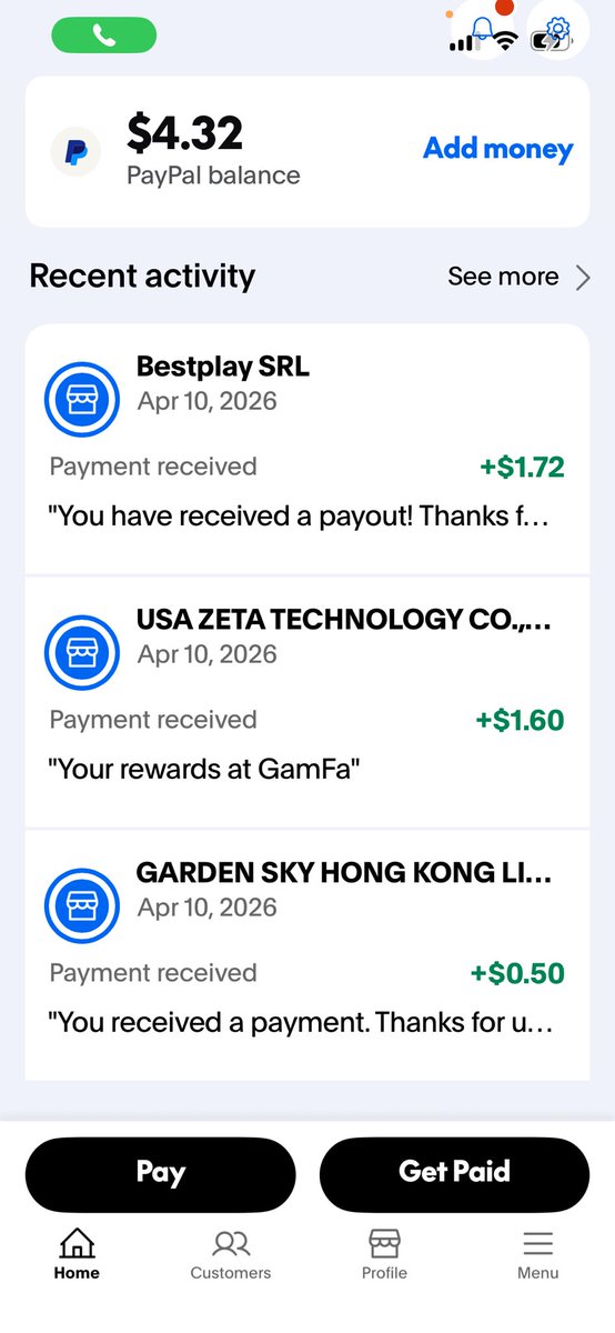 Every penny adds up today total for 3 apps  playing games that actually pay