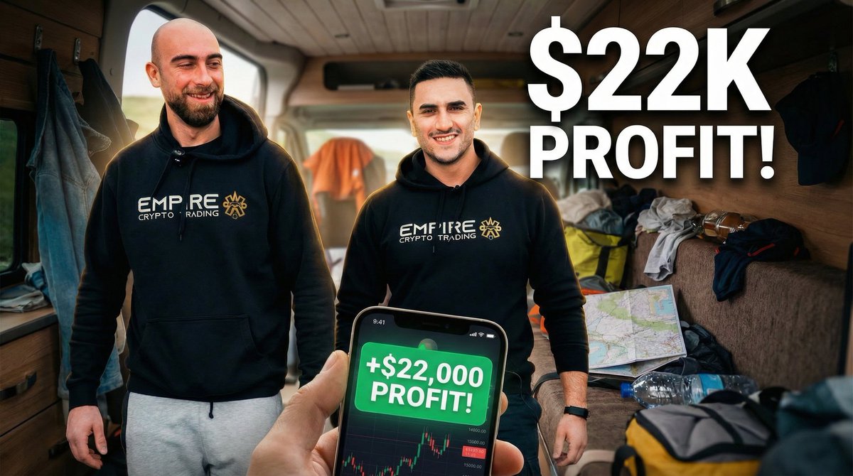 🚨 NEW EPISODE LIVE 🚨
$22,000 trade while we were surfing in Newcastle…

We thought this part of the trip was going to be easy.
It wasn’t.

From big wins to complete chaos, this one got wild real quick 😂

Watch it now 👇
youtu.be/K-LvXGqoo5M?si…

#crypto #bitcoin #roadtrip