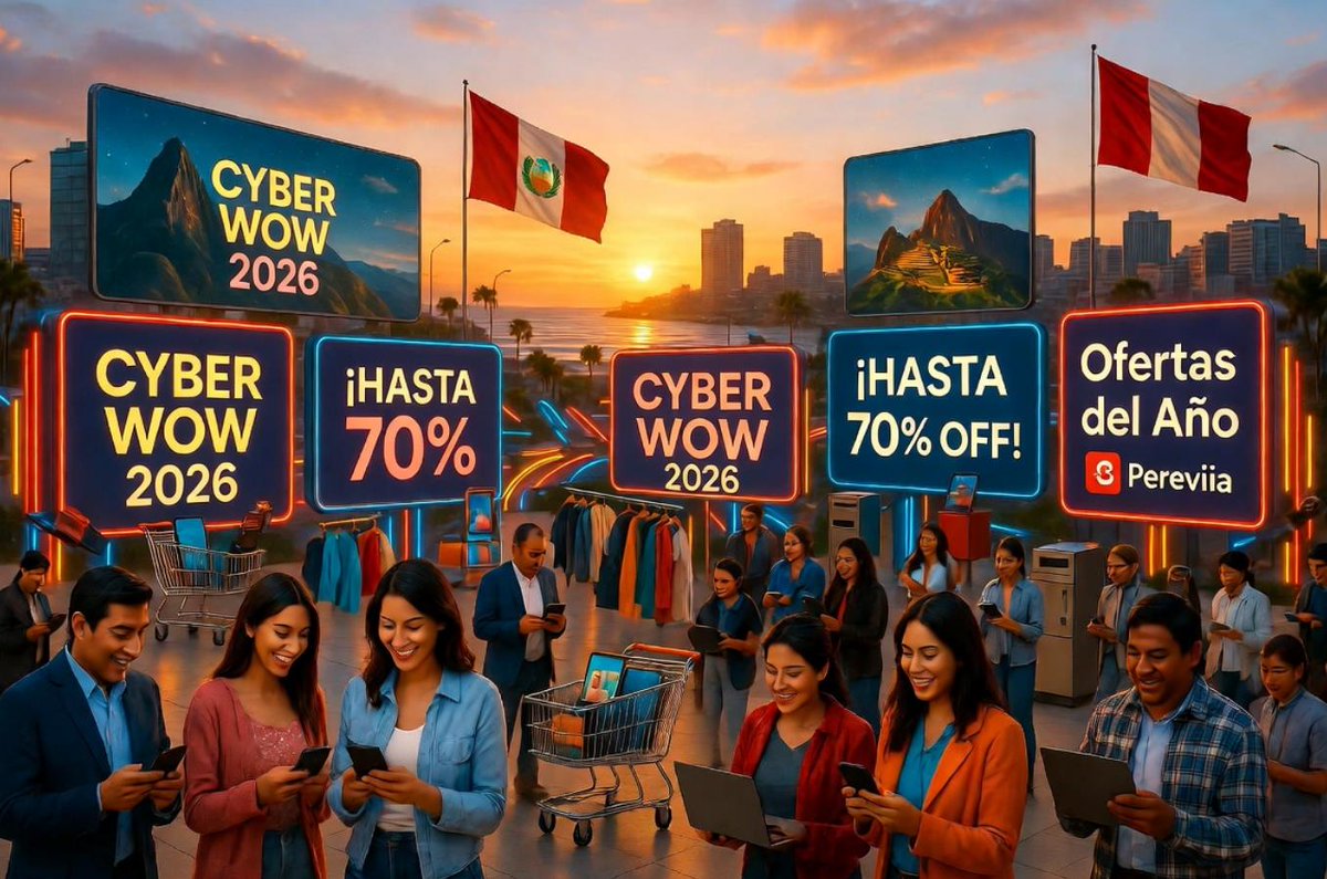RedpresNoticias's tweet image. 📌 Cyber Wow Perú: la revolución del comercio electrónico que transforma las compras en línea

🔎 redpres.com/t44415-cyber-w…

Tags | 🏷️ #CyberWow #Perú #Compras #Online #Descuentos #Ecommerce #Consumidor