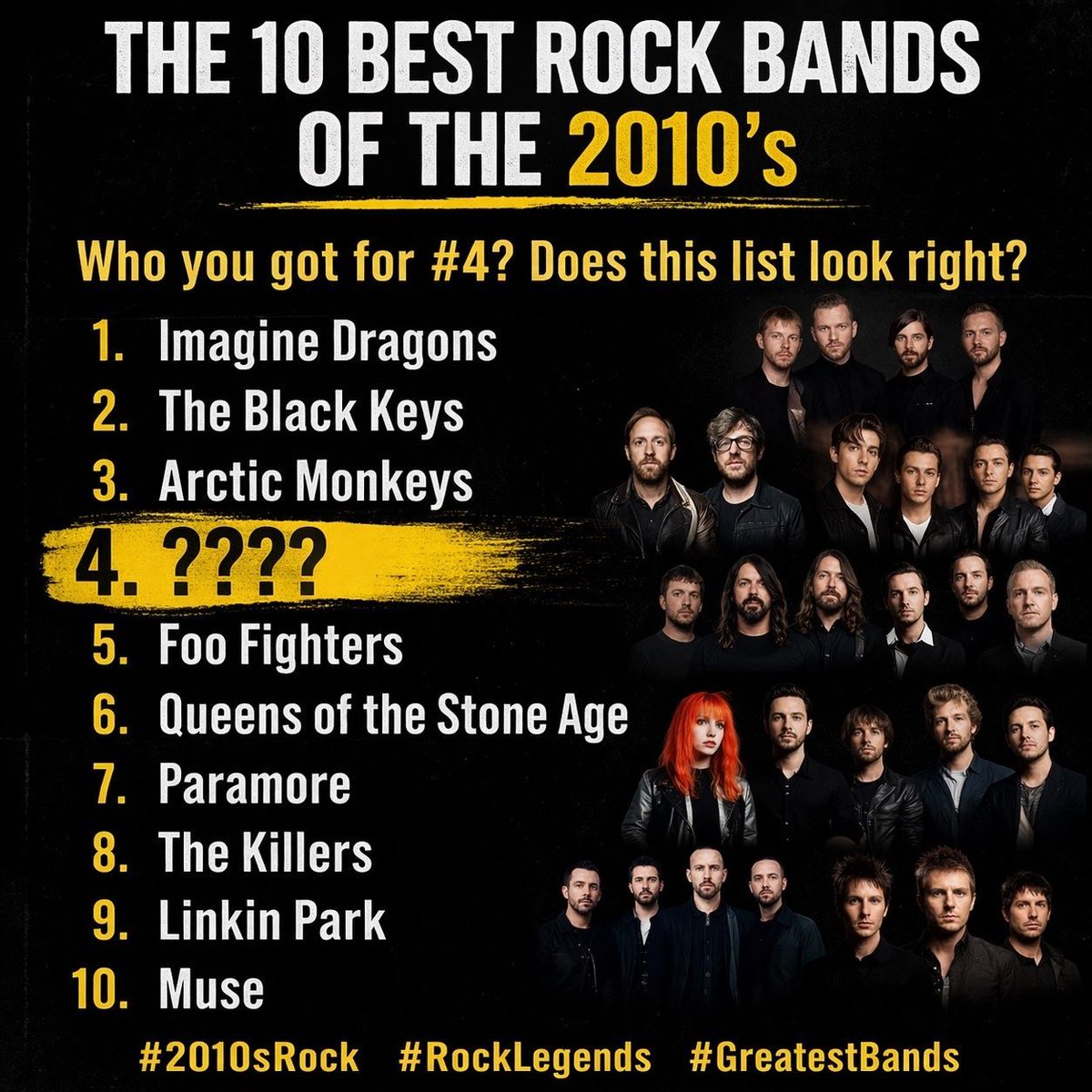 offedwinjames's tweet image. #2010sRock #AlternativeRock #ModernRock