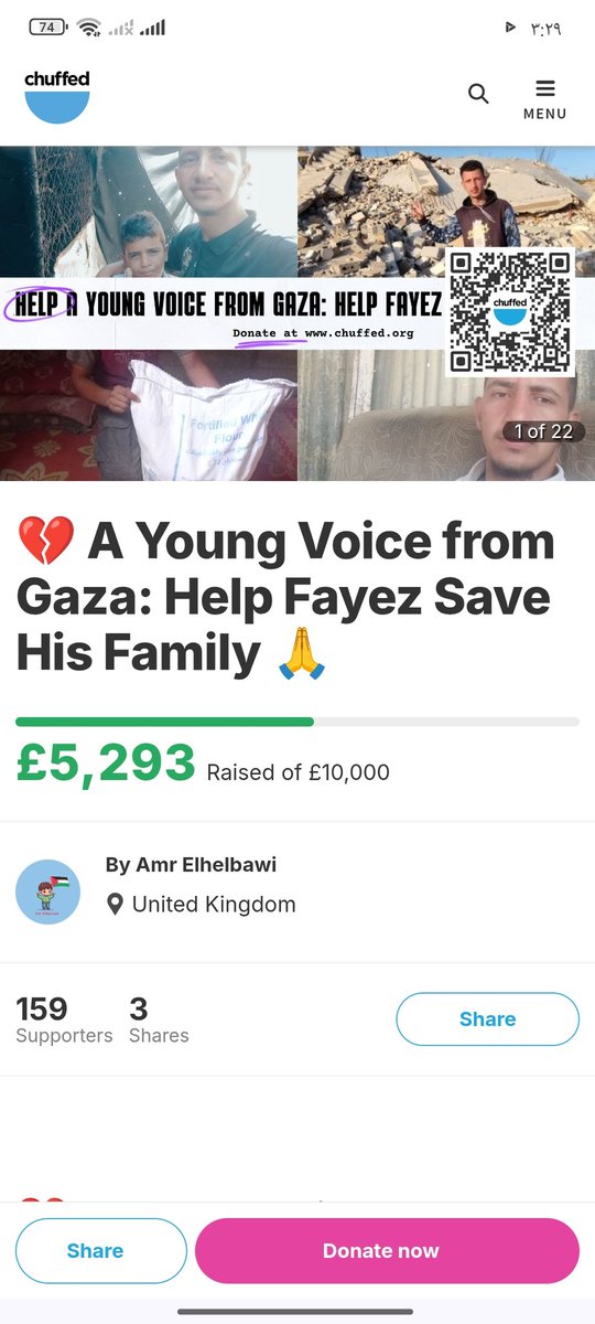 fayez_azyz1's tweet photo. 🚨Hello, how are you? I hope you can help me reach $5300 so I can buy 🙏😭medicine and food.
https://t.co/65IxOyb4a7 https://t.co/WAZmUxwD9g