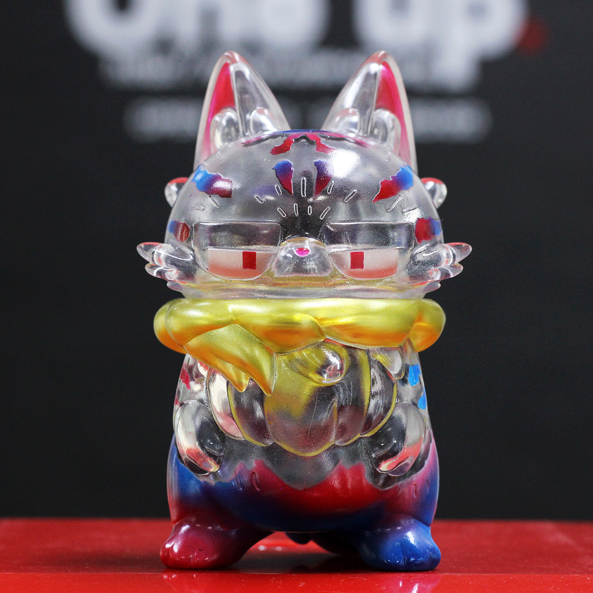 One up. 25th ANNIVERSARY SALE more-cats(もあねこ) ハイロソフビ 彩