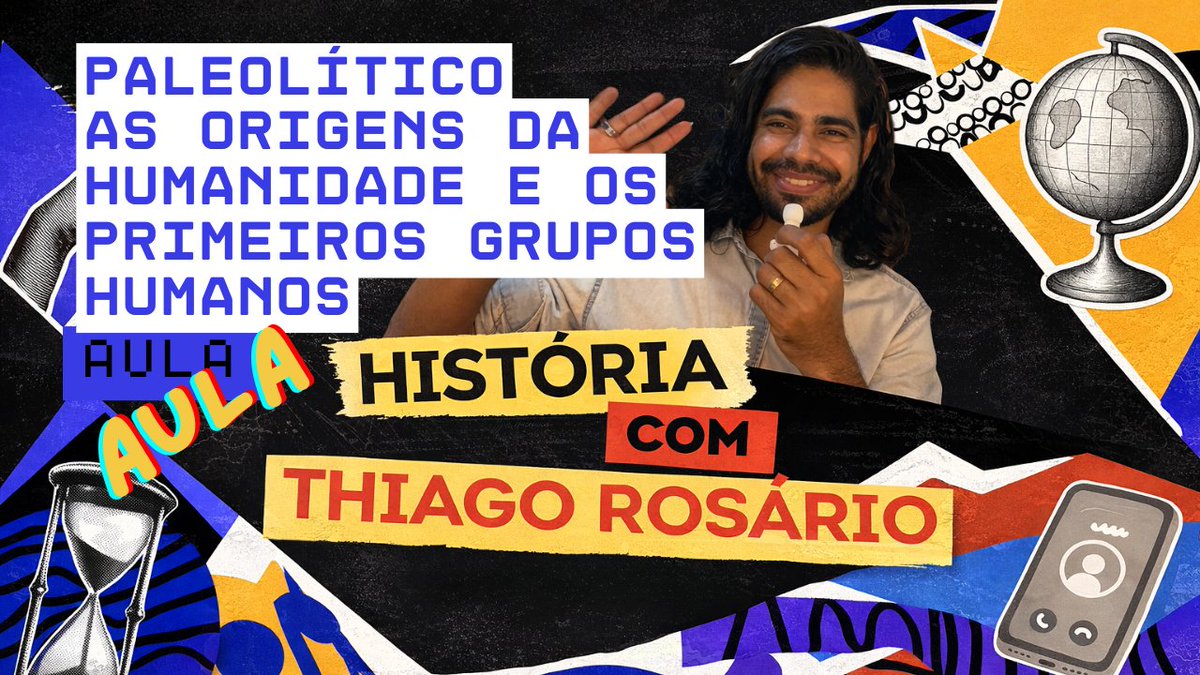 profthiagoros's tweet photo. Paleolítico - As origens da humanidade e os primeiros grupos humanos https://t.co/yKmaPA7p9O https://t.co/V87P2J4jbg