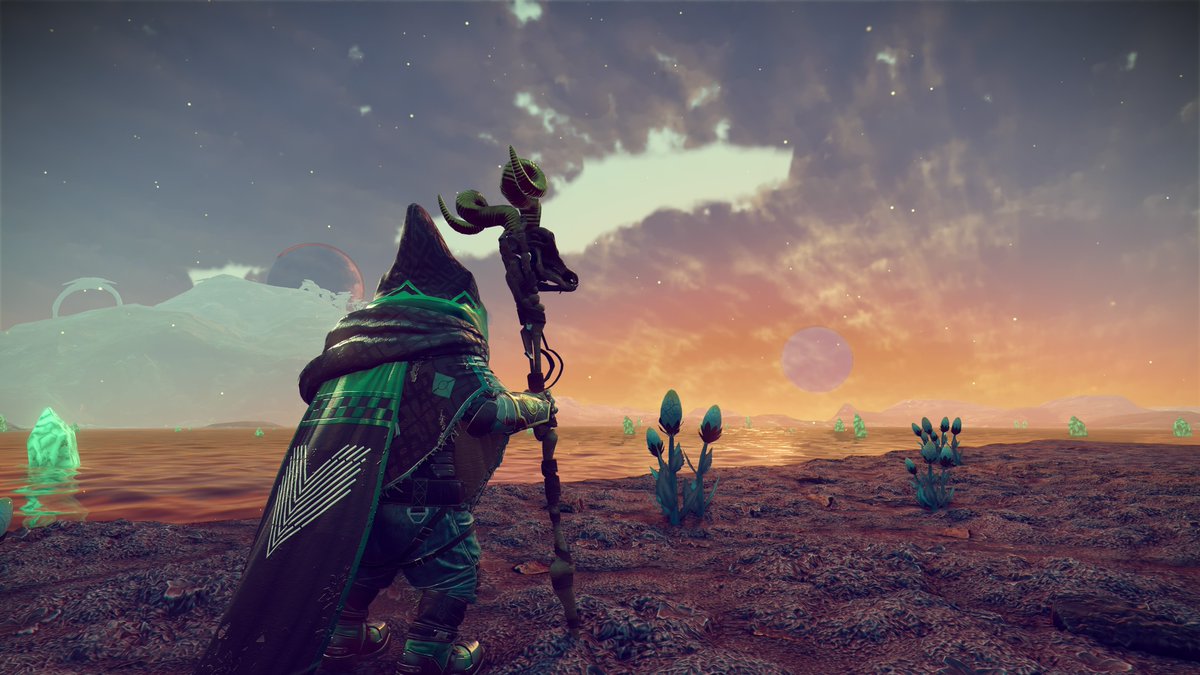 Andr3Ag0g's tweet photo. Scenes from the stellar frontier
#SpaceSaturday #NoMansSky #NoMansSkyRemnant #PhotoMode #VirtualPhotography @NoMansSky https://t.co/Y3ZxlEGnaA