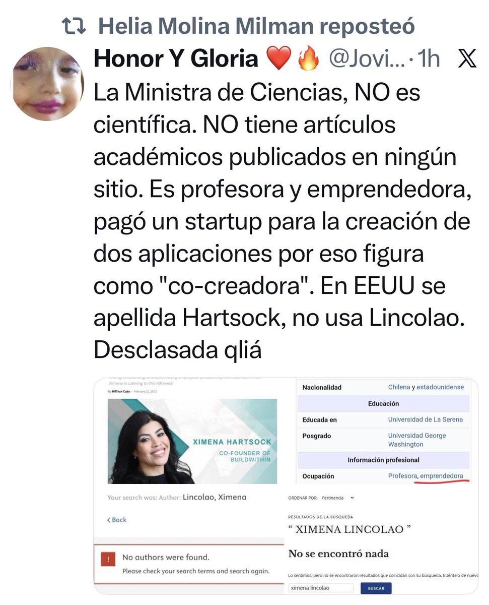 Hay que ser muy miserable como <a href="/HeliaMolina_M/">Helia Molina Milman</a>  al mismo nivel de la jauría que atacó a la ministra. 👇
