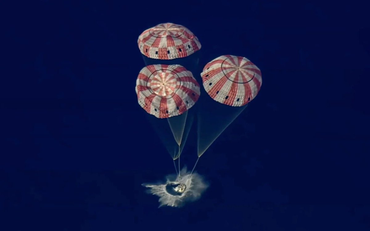 Carson__17's tweet photo. Congratulations everyone! Amazing job. Love when a plan comes together. Welcome home Artemis II. LFG! https://t.co/TZ6edCNuPc