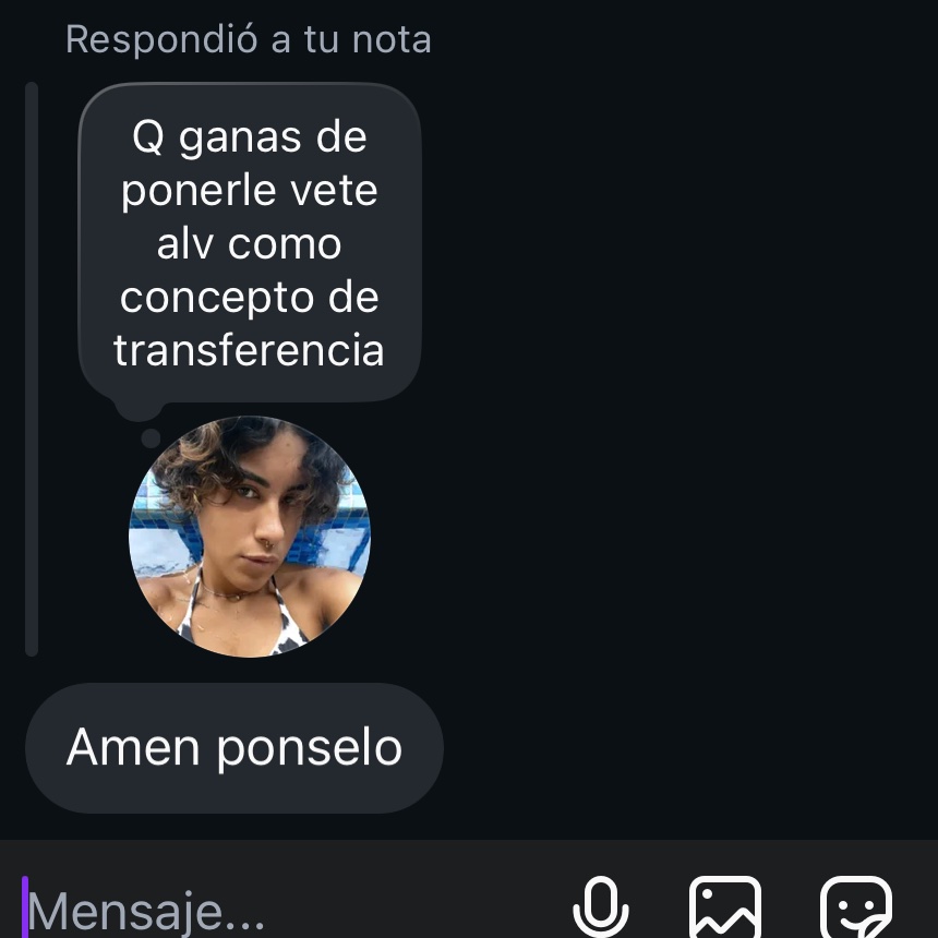 Mi gfa: q bueno q es mayor seguramente te ayuda a entrar en razón y ser más tranquila 
mi morralla: